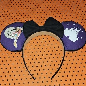 Halloween Disney Ears, Purple/Black w/ Huey, Dewey and Louie